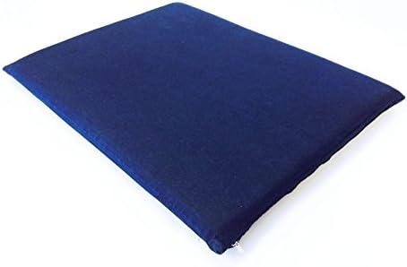 Luxurious Comfort Solid Pad Memory Foam Pet Dog Bed with Inner Waterproof Case and External Cover for Small and Medium Dogs + Free 2nd Cover (Complete Bed - 34"x27"x3", Denim - Blue)