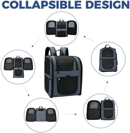 Apollo Walker Cat Carrier Backpack for Small Dogs and Cats Up to 18 lb