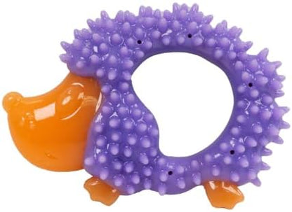 Cutie Chewies Hedgehog Dental Dog Chew Toy, Bounces & Floats, 5"
