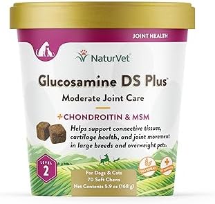 NaturVet Moderate Joint Care with Chondroitin & MSM, Dogs & Cats, 70ct