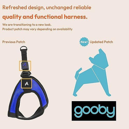 Gooby Escape Free Easy Fit Dog Harness, Step-in, Purple, Small