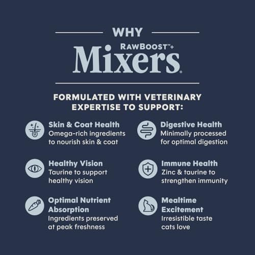 Instinct Freeze Dried Mixers, Cat Food Toppers, Chicken 6 oz. + Digestive Health 5.5 oz. Bundle
