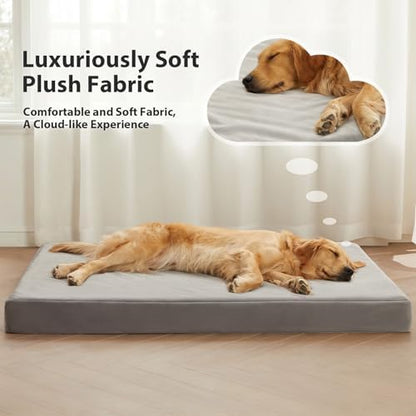 RRPETHOME Indestructible Dog Beds for Aggressive Chewer, Chew Proof Dog Bed