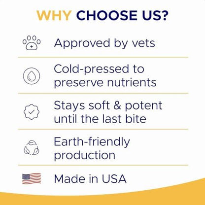 Omega 3 Fish Oil for Dogs - Skin & Coat Support, Itch & Allergy Relief