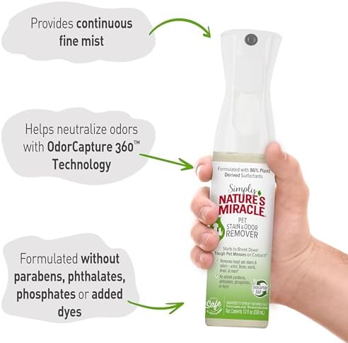 Nature's Miracle Simply Pet Stain and Odor Remover, 10 oz