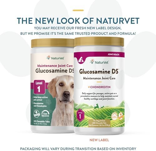 NaturVet Maintenance Joint Care with Chondroitin, Dogs & Cats, 240ct