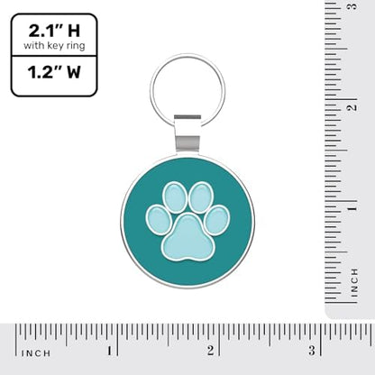 MYLUCKYTAG QR Code Pet ID | Personalized Dog & Cat Collar Tag | Online Profile with Instant Scanned Location Alert Email