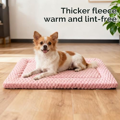 Dog Bed Mat – Soft & Comfortable Dog Kennel Pad for Crate – Durable Crate Bed & Mat for Dogs & Cats – Ideal for Crate, Kennel, and Home Use
