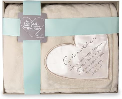 Pavilion Gift Company - Godmother Gift Soft Royal Plush Blanket 50x60 Inch