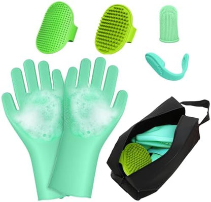 Pet Grooming Kit & Bath Supplies for Dogs, Cats -
