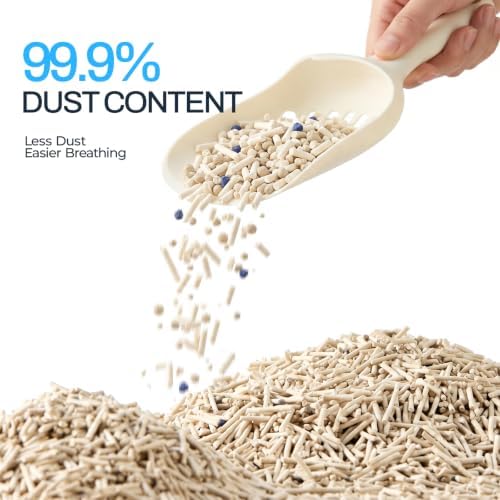 Tofu Cat Litter 31.6LB, Bentonite Blend, Clumping, Odor Control