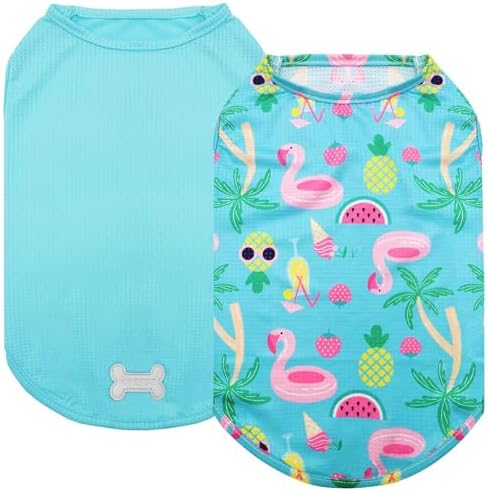 KYEESE 2Pack Dog Shirts for Small Dogs Breathable Mesh Tank Top
