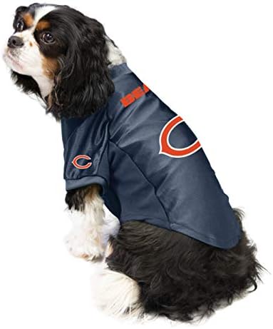 Littlearth NFL Chicago Bears Stretch Pet Jersey, Team Color, Large