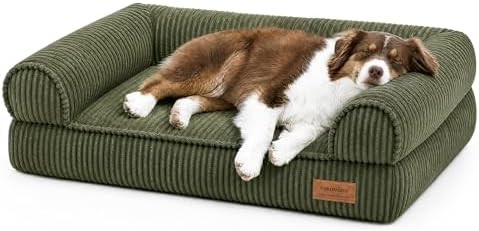 FUKUMARU Cute Dog Bed, Thickened Orthopedic Dog Sofa, Waterproof&Washable