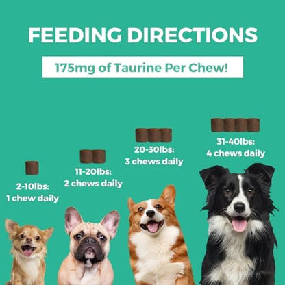Progility Mini Daily Multivitamin for Small Dogs – Helps Support Immune, Heart, Eye, Brain & Gut Health with Taurine, Soft Chews with Probiotics (60 Count)