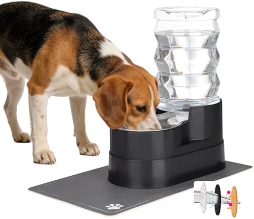 RIZZARI 7L Elevated Dog Water Dispenser :Comfortable Feeding Height