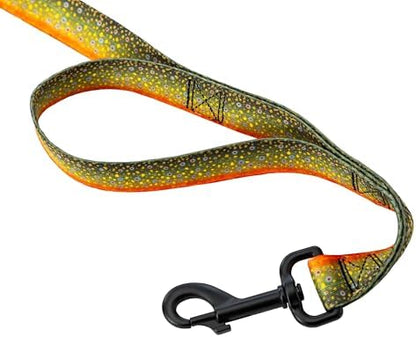 Wolfgang React Dog Leash Brooktrout Print Large