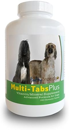 Healthy Breeds Afghan Hound Multi-Tabs Plus Chewable Tablets 180 Count