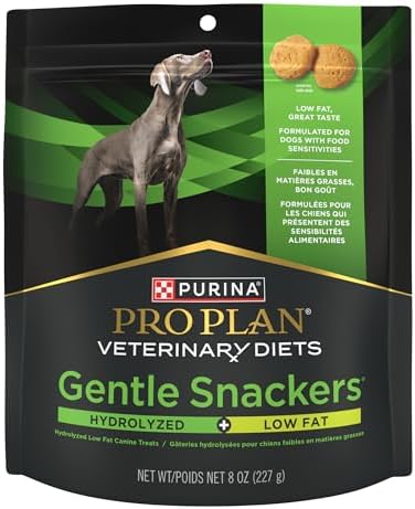 Purina Pro Plan Veterinary Diets Gentle Snackers Dog Treats, 8 oz Pouch