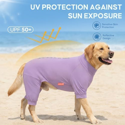 KYEESE UPF50+ Dog Sun Shirt for Large Dogs Cooling Onesie for UV Protection