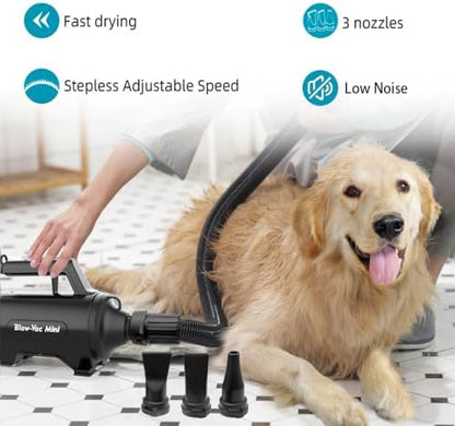 Dog Dryer High Velocity Pet Dog Grooming Force Hair Dryer/Blower