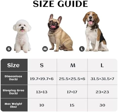 Hooded Blanket Donut Cave Bed for Small Medium Dogs and Cats