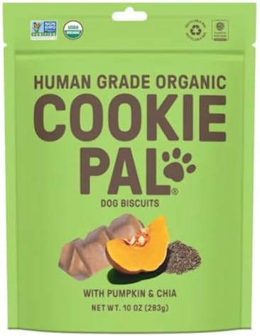 Cookie Pal Organic Pumpkin Chia Dog Treats, 10 OZ