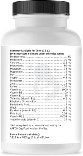 Dog Multivitamin Chewable - LotsOfLove Daily Multi Dog Chews (60 Count) - Dog Multi Vitamin & Supplement Chews for Small, Medium & Large Dogs