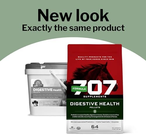 Formula 707 Digestive Health Supplement for Horses, 4 lb – Probiotics