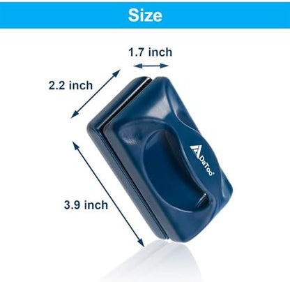 DaToo Aquarium Mini Magnetic Scrubber Scraper Small Fish Tank Cleaner Nano Glass Aquarium Cleaning Tools with Super Strong Magnet (Standard)