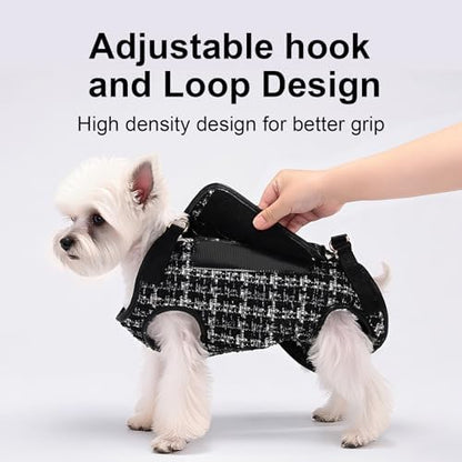 Wakytu Dog Lift Harness Dog Carrier Sling for Small Dogs & Cats,L