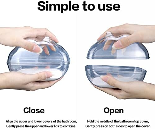 lazYYzal Hamster Bathtub,Hamster Bathroom,Small Animal Habitat Décor,Sand Bath Container Transparent Beds,Hamster Bed,Ice Bathtub,Sleep Pad Nest,Sand Bath Box for Cage Accessories（M）