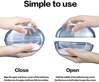 lazYYzal Hamster Bathtub,Hamster Bathroom,Small Animal Habitat Décor,Sand Bath Container Transparent Beds,Hamster Bed,Ice Bathtub,Sleep Pad Nest,Sand Bath Box for Cage Accessories（M）
