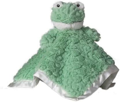 Mary Meyer Putty Nursery Lovey Stuffed Animal Security Blanket Soft Snuggle Toy, 13 x 13-Inches, Mint Green Frog