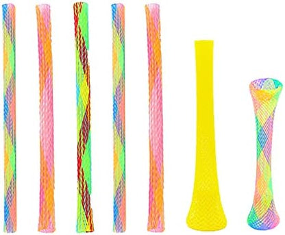 ISMARTEN Cat Spring Toys, Tube Toy Interactive Cat Toy for Indoor Cats, Plastic Spring Coils Attract Cats to Swat, Bite, Hunt(Random Color) (100 Packs)