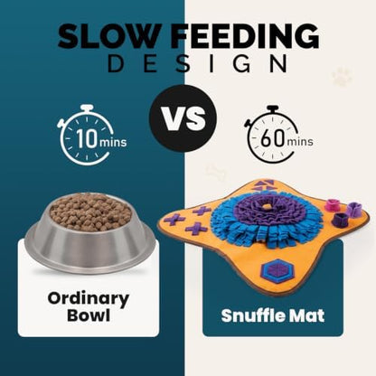 PET ARENA Adjustable Dog Snuffle Mat, Interactive Feeding Enrichment Toy