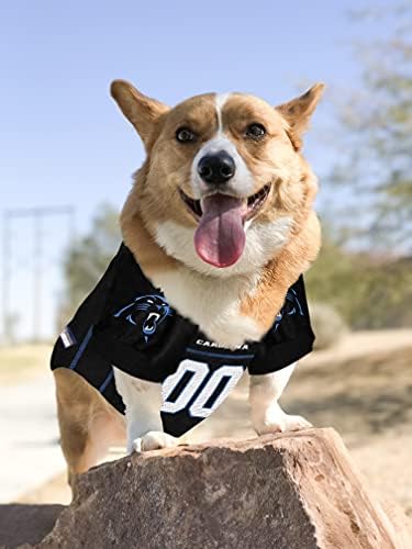 Pets First NFL NFC South Mesh Jersey for Dogs, Medium, Carolina Panthers