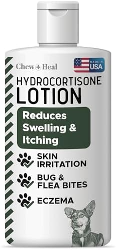 Hydrocortisone Lotion for Dogs - 8 oz Anti Itch Cream for Skin