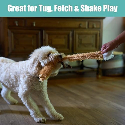 SPOT Skinneeez Fox 23-Inch Stuffing-Free Plush Dog Toy – Realistic Design with 2 Squeakers – Durable, Soft Polyester for Medium & Large Dogs – Tug, Fetch & Shake Play – for Moderate Chewers