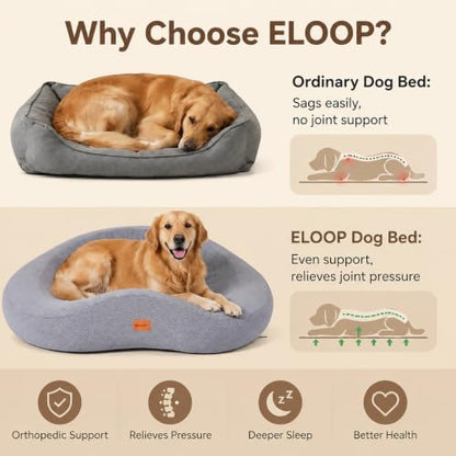 Orthopedic Memory Foam Corner Dog Bed for Large Dogs