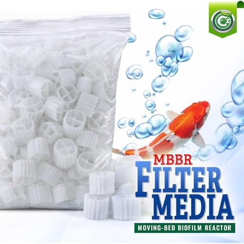K1 Filter Media 1 Cubic Foot Premium Grade Moving Bed Biofilm Reactor Mbbr. Fresh, Virgin, Not Recycled. Perfect for Aquariums, Aquaculture, Ponds