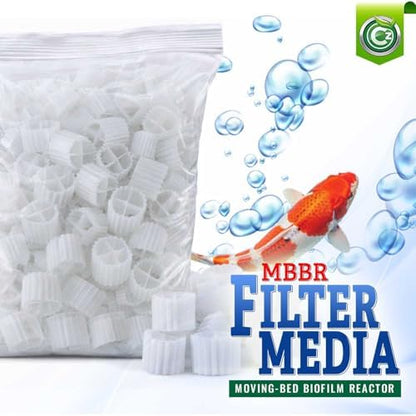 K1 Filter Media 1 Cubic Foot Premium Grade Moving Bed Biofilm Reactor Mbbr. Fresh, Virgin, Not Recycled. Perfect for Aquariums, Aquaculture, Ponds