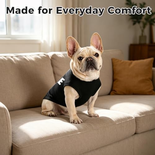 BINGPET Police Dog Shirt, Soft Cotton Puppy T-Shirt, Halloween Cop Costumes