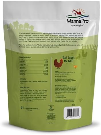 Manna Pro Feather Flair Chicken Treats, Supports Feather Health, 2 lb