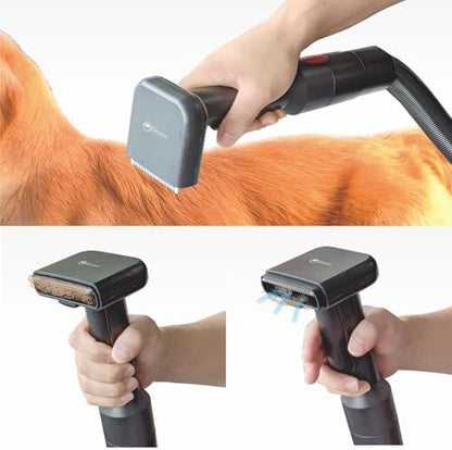 Pet Vacuum Grooming Brush Hair Comb Shedding Deshedding Attachment Tool for Dogs and Cats