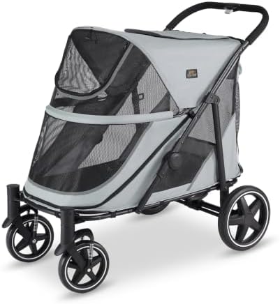 CANINE CANYON All-Terrain Pet Stroller for Large & Medium Dogs