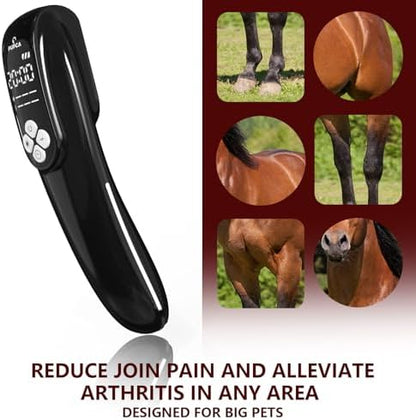 Cold Laser Therapy Device for Horse, Portable Red Light Therapy with 4pcs 808nm and 12pcs 650nm, Near Infrared Laser for Arthritis Pain Relief- Stimulation for Tendon, and Ligament Recover