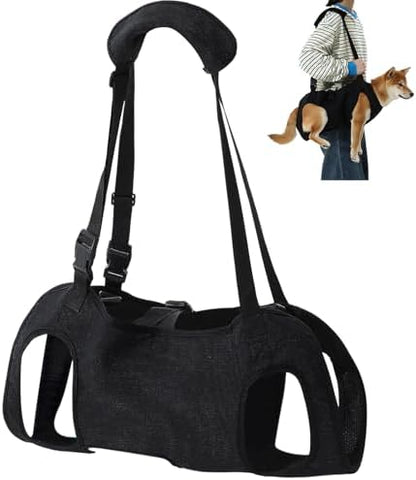 Shinylin Dog Carry Sling Emergency Backpack Dog Lift Harness, M