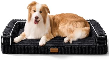 Orthopedic Large Dog Bed Furry Pet Bed, Washable Cover 36''X24''