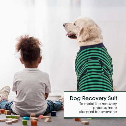 Kuoser Recovery Suit for Dogs Cats, Soft Dog Surgery Suit Female Male Spay